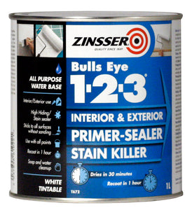 Zinsser Bulls Eye 1-2-3 Primer Sealer 1L