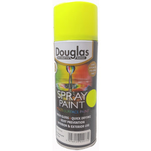 Douglas Spray Paint Fluorescent Yellow 400ml