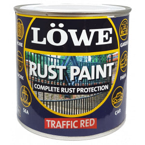 Lowe Metal & Machinery Paint Traffic Red 500ML