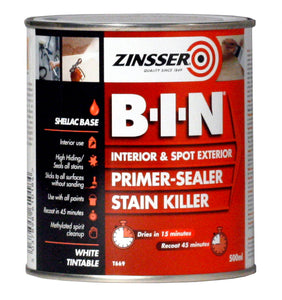 Zinsser B-I-N Primer Sealer 500ml