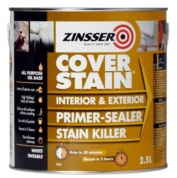 Zinsser Cover Stain Primer Sealer 2.5L