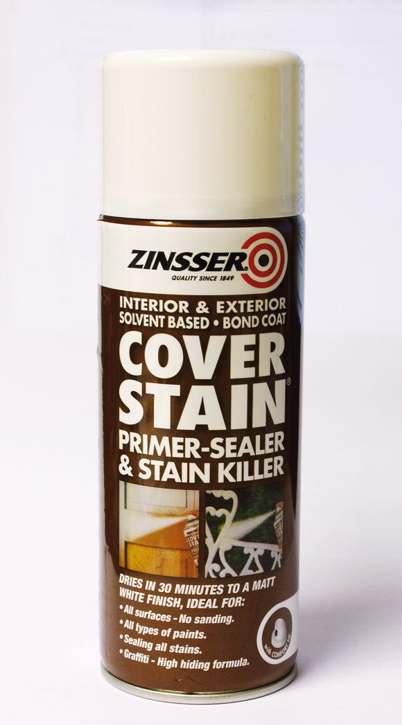 Zinsser Cover Stain Primer Sealer Aerosol 400ml