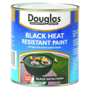 Douglas Heat Resistant Paint Satin Black 250ML