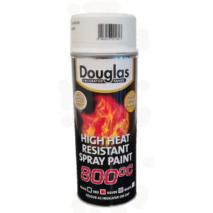 Douglas Heat Resistant Spray Paint Matt White 400ml