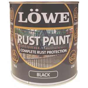 Lowe Metal & Machinery Paint Black 1L