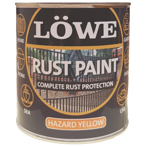 Lowe Metal & Machinery Paint Hazard Yellow 500ML