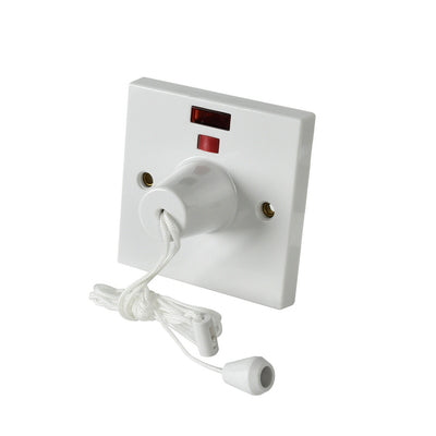 Powermaster 45 AMP Double Pole Pullcord Switch With Neon