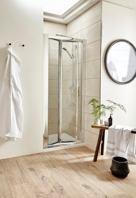 900 X 1850mm Bi-Fold Shower Door 6mm