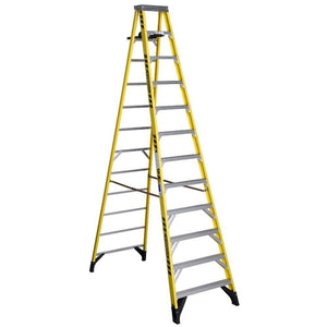 12 Step Single-Sided Fibreglass Step Ladder