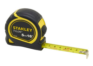 Stanley 5m(16ft) Tylon Measuring Tape