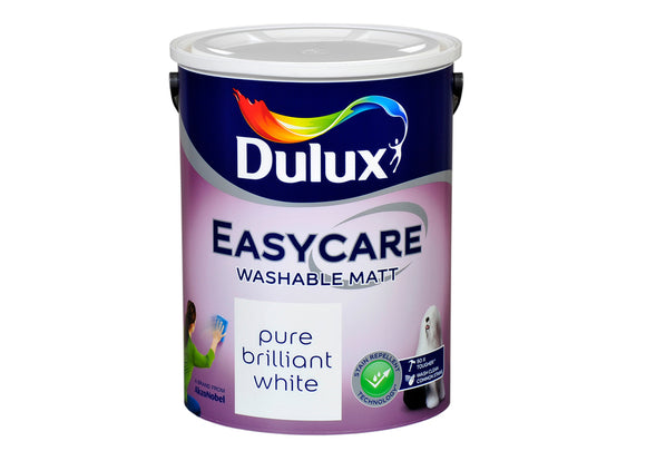 Dulux Easycare Pure Brilliant White 5L
