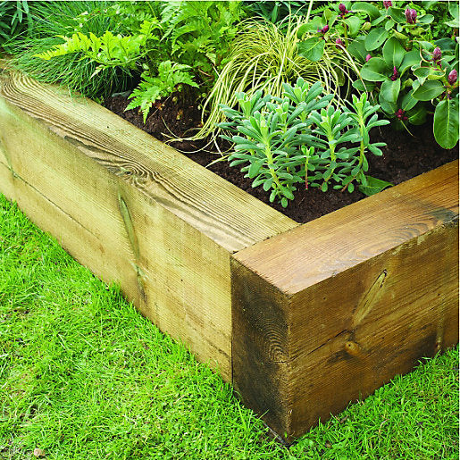 Railway Sleepers Treated 20X10 X 240cm